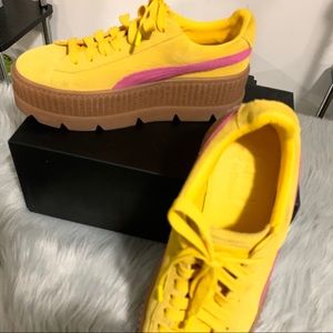 Fenty Puma by Rihanna yellow platform